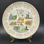 Rhode Island Vintage Souvenir Plate 9.25"