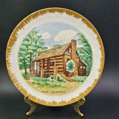 The Ozarks Vintage Souvenir Plate 9"