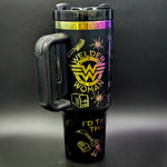 Welder Woman Full Wrap 40oz Tumbler