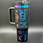 Welder Woman Full Wrap 40oz Tumbler