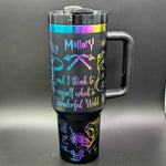 Welder Woman Full Wrap 40oz Tumbler