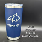 Montana State Bobcats Laser Engraved Cup