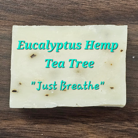 Eucalyptus Hemp Tea Tree (Vegan Cold Press Soap) "Just Breathe"