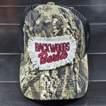 Backwoods Barbie C.C Branded with Mossy Oak Print Criss-Cross Ponytail Back