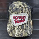 Backwoods Barbie C.C Branded with Mossy Oak Print Criss-Cross Ponytail Back