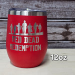 Red Dead Redemption Laser Engraved Cup