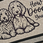 How Doodle You Do? Two Dog Doormat