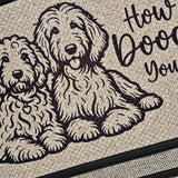 How Doodle You Do? Two Dog Doormat