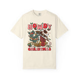 Howdy Christmas T-Shirt — Western Cactus Holiday Tee