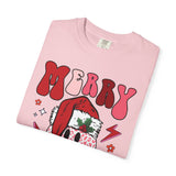 Merry Christmas Happy T-Shirt — Retro Holiday Graphic Tee