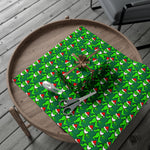 Green Grateful Dead Grinch Bear Gift Wrapping Paper