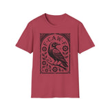 Unisex F-CAW-F Funny Halloween Crow Raven Shirt Graphic T-Shirt Softstyle
