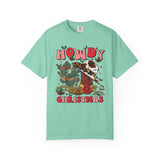 Howdy Christmas T-Shirt — Western Cactus Holiday Tee