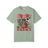 Howdy Christmas T-Shirt — Western Cactus Holiday Tee