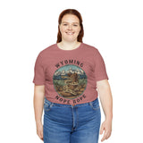 Wyoming Nope Rope T‑Shirt — Vintage Rattlesnake Mountain Graphic Tee