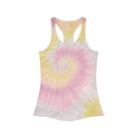 Good Moms Say Bad Words Tie Dye Racerback Tank Top