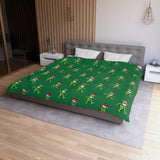 Grateful Dead Grinch Bear Microfiber Duvet Cover