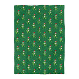 Grateful Dead Grinch Bear Microfiber Duvet Cover