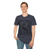 Unisex F-CAW-F Funny Halloween Crow Raven Shirt Graphic T-Shirt Softstyle