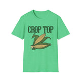Corn Crop Top T-Shirt for Summer Fun, Farm Fresh Vibes, Cute Casual Wear, Gift for Farmers and Foodies, Summer Festival Top