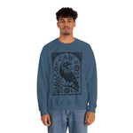 F-CAW-F Crow Raven Sweatshirt Crewneck for Fall, Halloween Gift, Boho Vintage Style