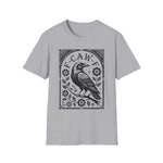 Unisex F-CAW-F Funny Halloween Crow Raven Shirt Graphic T-Shirt Softstyle