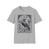 Unisex F-CAW-F Funny Halloween Crow Raven Shirt Graphic T-Shirt Softstyle