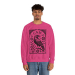 F-CAW-F Crow Raven Sweatshirt Crewneck for Fall, Halloween Gift, Boho Vintage Style