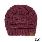 C.C Hat-20A Solid Ribbed Beanie "The OG" Monaco 724871