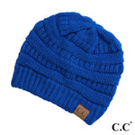 C.C "The OG" Beanie Hat-20A Solid Ribbed Royal Blue 72593