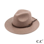 C.C Panama Hat Hitch Knot Trim Vegan Fabric WF4