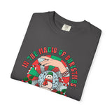Fortune Teller Crystal Ball Reader Believe Snowman Christmas T-Shirt