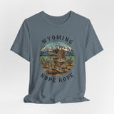 Wyoming Nope Rope T‑Shirt — Vintage Rattlesnake Mountain Graphic Tee