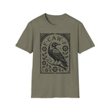 Unisex F-CAW-F Funny Halloween Crow Raven Shirt Graphic T-Shirt Softstyle
