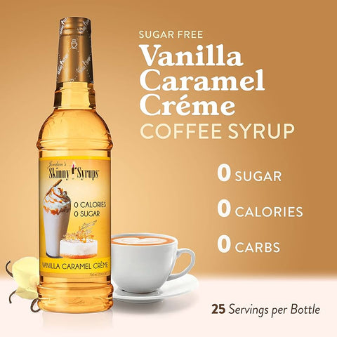 Sugar Free Vanilla Caramel Creme Syrup (Jordan's Skinny Syrups)