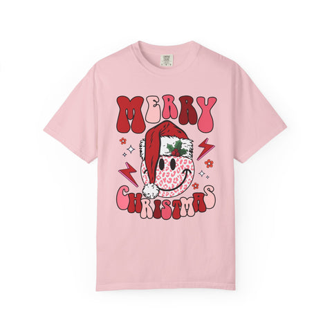 Merry Christmas Happy T-Shirt — Retro Holiday Graphic Tee