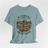 Wyoming Nope Rope T‑Shirt — Vintage Rattlesnake Mountain Graphic Tee