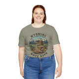 Wyoming Nope Rope T‑Shirt — Vintage Rattlesnake Mountain Graphic Tee