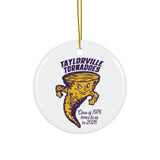 Taylorville Tornadoes, Class of 1976 Keepsake, Unique Holiday Decorations, Gifts for Alumni & Tornado Fans, Festive Decor