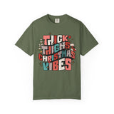 'Thick Thighs Christmas Vibes' Holiday Graphic Tee