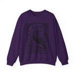 F-CAW-F Crow Raven Sweatshirt Crewneck for Fall, Halloween Gift, Boho Vintage Style
