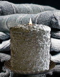 Grey Cashmere Hearth Candle