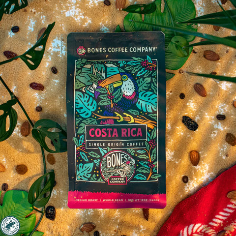 Costa Rica Single-Origin 12oz Whole Bean (Bones Coffee Co.)