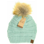 C.C "Pom" Beanie Hat 43 Mint 720441