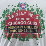 Morgan Wallen Wrigley Field Cubs Marquee Navy Sleeve