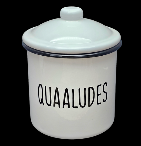 Quaaludes Canister with Lid