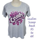 Crush Alzheimer's Ladies Scoop Neck