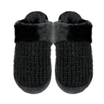 (Pre-Order) Waffle Knit Faux Fur C.C Slippers SPE0032