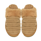 (Pre-Order) Rib Pattern Knitted C.C Slippers SPE020A