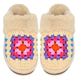 (Pre-Order) Granny Square Handmade Crochet C.C Slippers SPE7393